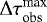 Mathematical equation: ${\mathrm{\Delta}} \tau_{\textrm{obs}}^{\textrm{max}}$