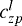Mathematical equation: $c_{zp}^{l}$