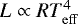 Mathematical equation: $L\propto R T_{\mathrm{eff}}^4$