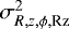 Mathematical equation: $\sigma^2_{R, z, \phi, \textrm{Rz}}$
