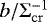 Mathematical equation: $b/\mathrm{\Sigma}_{\mathrm{cr}}^{-1}$