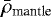 $\bar{\rho}_{\textrm{mantle}}$