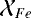 $\mathcal{X}_{Fe}$