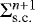 ${\mathrm{\Sigma}}_{\textrm{s.c.}}^{n+1}$
