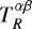 Mathematical equation: $T^{\alpha \beta}_R$