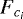 Mathematical equation: $F_{c_{i}}$