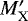 $M'_{\textrm{X}}$