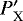 $P'_{\textrm{X}}$