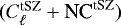 Mathematical equation: $(C_{\ell}^{\text{tSZ}}+\text{NC}^{\text{tSZ}})$