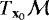 $T_{\mathbf{x}_0}\mathcal M$