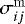Mathematical equation: $\sigma_{ij}^{\mathrm{m}}$