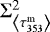 Mathematical equation: $\mathrm{\Sigma}_{\left\langle \tau_{353}^{\textrm{m}} \right\rangle}^2$