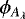 Mathematical equation: $\phi_{A_{\lambda}}$