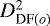 Mathematical equation: $D^2_{\textrm{DF}(o)}$