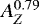 $A_{Z}^{0.79}$