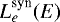 $L^{\textrm{syn}}_e(E)$