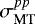 $\sigma_{\textrm{MT}}^{pp}$