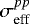$\sigma^{pp}_{\textrm{eff}}$