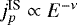 $j_p^{\textrm{IS}}\propto E^{-\nu}$