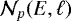 ${\cal N}_{p}(E,\ell)$