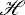 ${\mathscr H}$