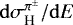 $\mathrm{d}\sigma^{\pi^{\pm}}_{\textrm{H}}/\mathrm{d} E$
