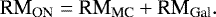 \begin{equation*} \text{RM}_{\text{ON}} = \text{RM}_{\text{MC}} + \text{RM}_{\text{Gal}}. \end{equation*}