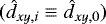 $(\hat{d}_{xy,i}\equiv \hat{d}_{xy,0})$
