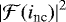 Mathematical equation: $\left|\mathcal{F}(i_{\text{nc}})\right|^2$