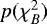 Mathematical equation: $p(\chi^{2}_{B})$