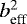 $b_{\textrm{eff}}^2$