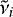 $\tilde{\nu}_i$