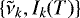 $\{\tilde\nu_k, {I}_k(T)\}$
