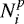 Mathematical equation: $N^p_i$