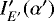 $I'_{E'}(\alpha')$