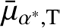 $ {\overline\mu}_{\alpha^\ast\mathrm T}, $
