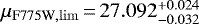 $\mu_{\mathrm{F775W,lim}} \,{=}\, 27.092^{&#x002B;0.024}_{-0.032}$