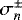 $ \sigma_n^{\pm} $