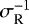 $\sigma_{\textrm{R}}^{-1}$