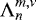 $ \mathrm{\Lambda}_n^{m,\nu} $