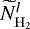 $\widetilde{N}_{\mathrm{H}_2}^{l}$