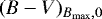 $(B-V)_{B_{\mathrm{max}},0}$