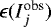 $\epsilon(I^{\textrm{obs}}_j)$