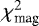 $\chi^2_{\textrm{mag}}$