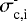 $\sigma_{\textrm{c,i}}^{\textrm{-}}$