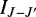 $I_{J-J^{\prime}}$