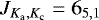 $J_{K_{\textrm{a}},K_{\textrm{c}}}=6_{5,1}$