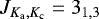 $J_{K_{\textrm{a}},K_{\textrm{c}}}=3_{1,3}$
