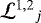 Mathematical equation: $ {{\cal L}^{1,2}}_j$