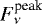 $F_{\nu}^{\textrm{peak}}$